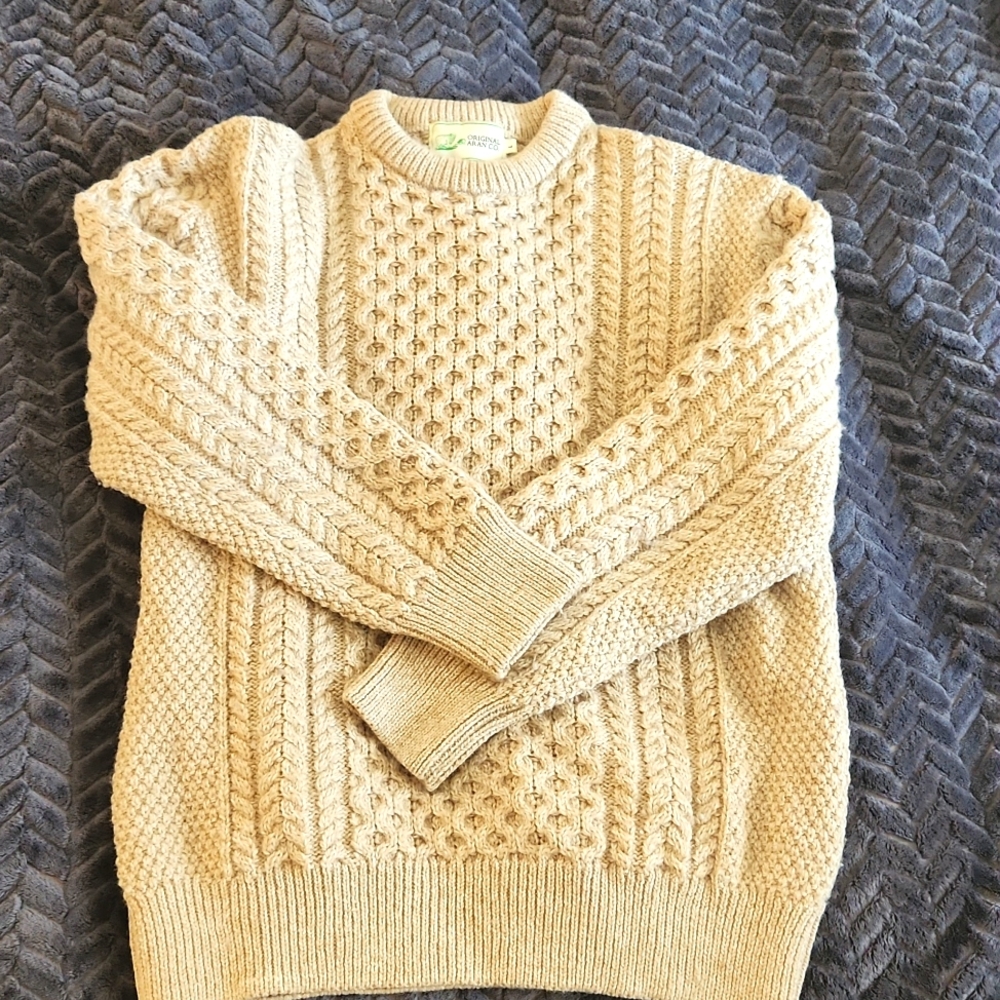 Merino wool Irish Fisherman's Sweater